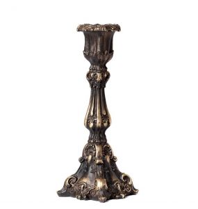 Golden Baroque Candle Holder