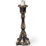 Bougeoir 'Baroque' Doré