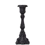 Black Baroque Candle Holder