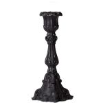 Black Baroque Candle Holder