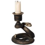 Golden Death Rattle Candle Holder