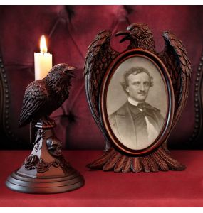 'Poe's Raven' Candlestick