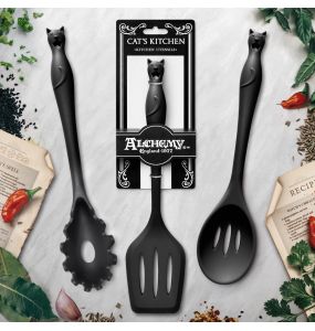 Cuillère à Pâtes 'Cat's Kitchen' Noire