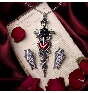 Pendentif 'Cross of the Dark Kiss'