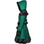 Manteau Gothic Lolita à Capuche 'Dolly' Vert et Noir