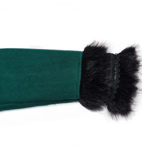 Manteau Gothic Lolita à Capuche 'Dolly' Vert et Noir