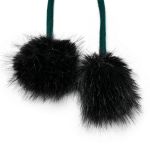 Manteau Gothic Lolita à Capuche 'Dolly' Vert et Noir