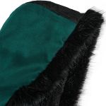 Manteau Gothic Lolita à Capuche 'Dolly' Vert et Noir