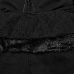 Manteau Gothic Lolita à Capuche 'Dolly' Noir