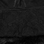 Manteau Gothic Lolita à Capuche 'Dolly' Noir