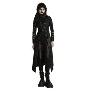 Manteau-Veste 'Scorpio' Noir pour Femmes