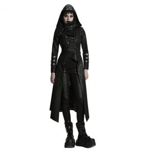 Manteau-Veste 'Scorpio' Noir pour Femmes