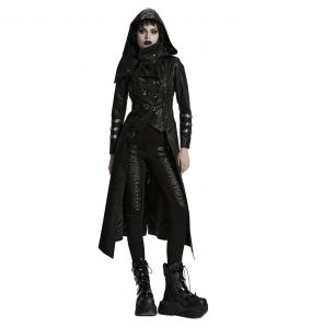 Manteau-Veste 'Scorpio' Noir pour Femmes
