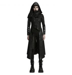 Manteau-Veste 'Scorpio' Noir pour Femmes