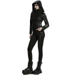 Manteau-Veste 'Scorpio' Noir pour Femmes