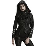 Manteau-Veste 'Scorpio' Noir pour Femmes