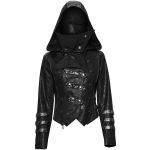 Manteau-Veste 'Scorpio' Noir pour Femmes