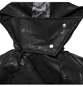 Manteau-Veste 'Scorpio' Noir pour Femmes