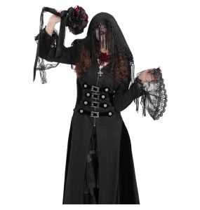 Manteau à Capuche 'Desolation' Noir