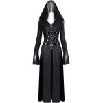 Black 'Desolation' Hooded Coat