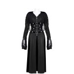 Manteau à Capuche 'Desolation' Noir