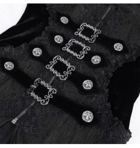 Manteau à Capuche 'Desolation' Noir