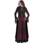 Manteau à Capuche 'Desolation' Rouge et Noir