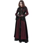 Manteau à Capuche 'Desolation' Rouge et Noir