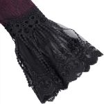 Manteau à Capuche 'Desolation' Rouge et Noir