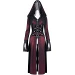 Red andBlack 'Desolation' Hooded Coat