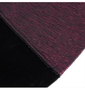 Manteau à Capuche 'Desolation' Rouge et Noir