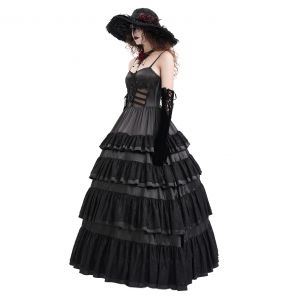 Longue Robe 'Darkness Meet Glamour' Noire