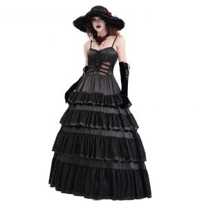 Longue Robe 'Darkness Meet Glamour' Noire