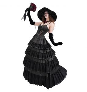 Longue Robe 'Darkness Meet Glamour' Noire