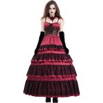 Red 'Darkness Meet Glamour' Long Dress