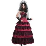 Longue Robe 'Darkness Meet Glamour' Rouge