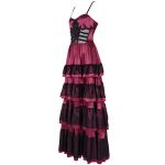 Longue Robe 'Darkness Meet Glamour' Rouge