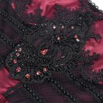 Longue Robe 'Darkness Meet Glamour' Rouge