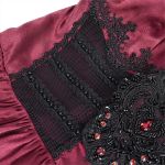 Red 'Darkness Meet Glamour' Long Dress