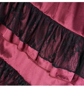 Longue Robe 'Darkness Meet Glamour' Rouge