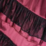 Red 'Darkness Meet Glamour' Long Dress