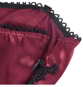 Longue Robe 'Darkness Meet Glamour' Rouge