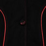 Manteau à Capuche 'Karmay' Noir et Rouge