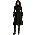 Black 'Karmay' Hooded Coat