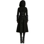 Black 'Karmay' Hooded Coat