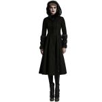 Manteau à Capuche 'Karmay' Noir