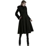 Manteau à Capuche 'Karmay' Noir
