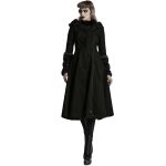Black 'Karmay' Hooded Coat
