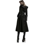 Black 'Karmay' Hooded Coat