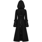 Manteau à Capuche 'Karmay' Noir